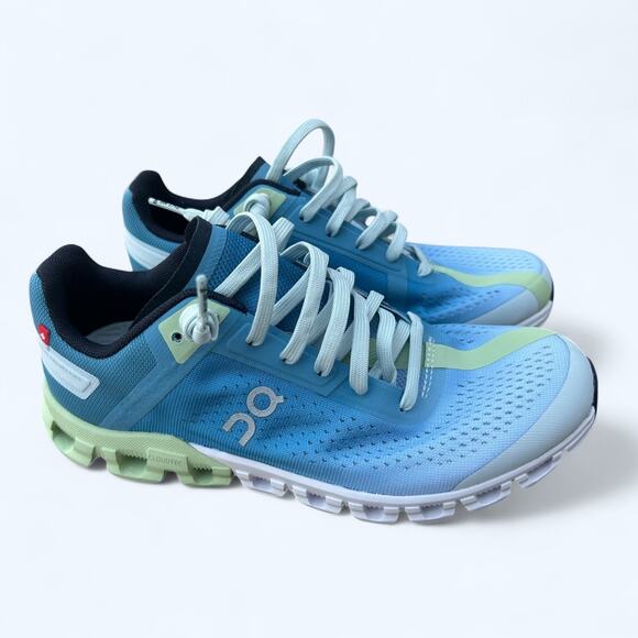 NEW On Cloudflow 3.0 Running Athletic Sneakers Women's 5.5 M Niagara Meadow - Picture 8 of 9